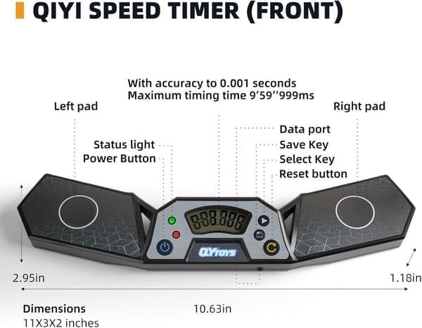 Professionell timer för speedcubing, pekskärmstimer med display, speedcubing stack-tävling