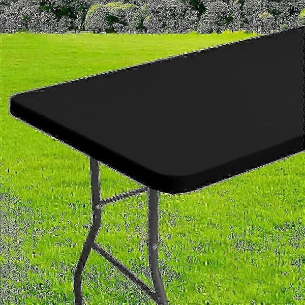 Premium vikbar picknickduksskydd för rektangulära utomhusbord navy blue 153x76cm
