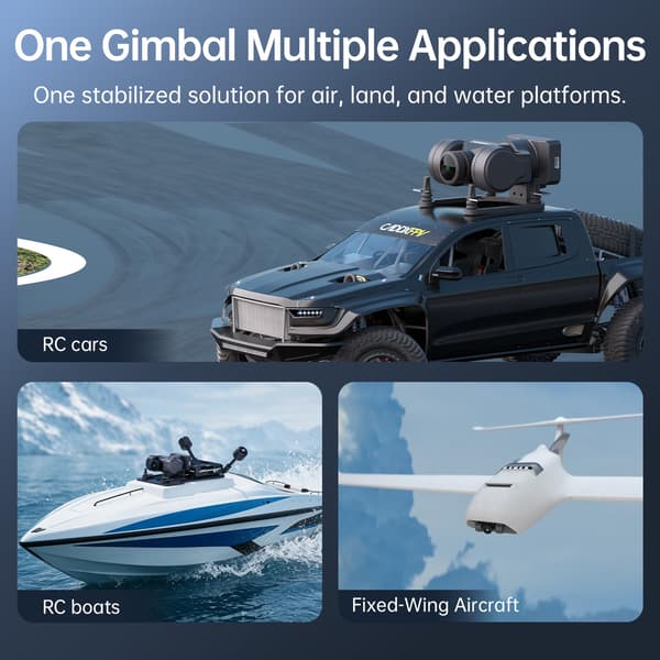CADDXFPV Walksnail GM2 V1-Axis Gimbal – FPV Head Tracking GM2 V1