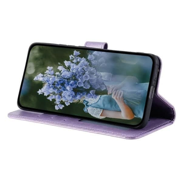 SKALO Samsung A55 5G Mandala Pung Etui, Lilla