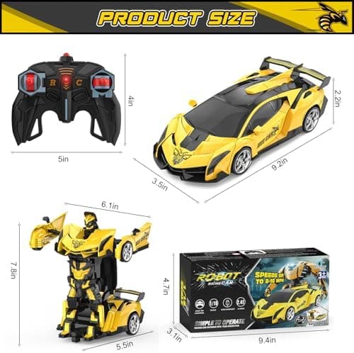 BLUEJAY Transform RC-biler for gutter 3-12, 2.4Ghz fjernstyrt bil Bee