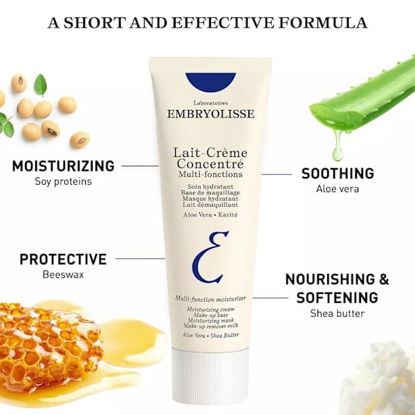 2 stk Embryolisse - Lait-Crème Concentré - Multifunksjonell fuktighetskrem 75 ml