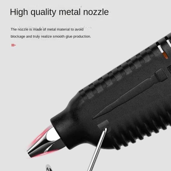 70W Smeltelimspistol til husholdning og industri, SORT Sort black