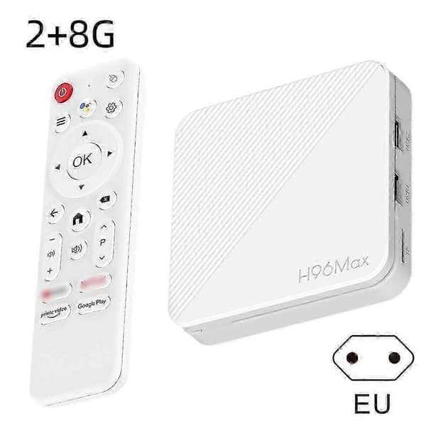2026 Android 14.0 TV-boks 4K Ultra HD strømmeboks Quad-Core ARM Cortex A53 CPU Smart TV-boks, 2g8g, Størrelse EU-plugg 2g8g EU plug