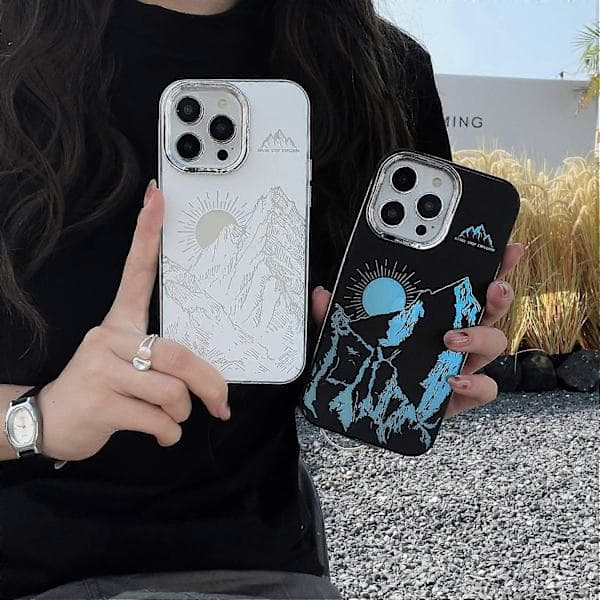Kotelo iPhone 13 Pro Max TPU+PC Galvanointi Aurora Matkapuhelinkotelo