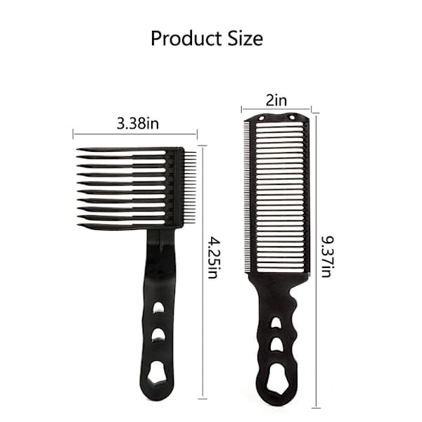 Barber Fade Kammer Hår Sikkerhetskam Buet Kam