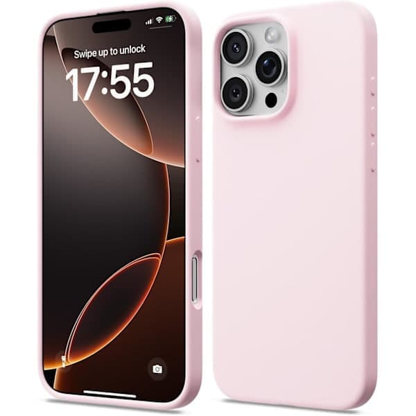 Flytende silikondeksel til iPhone 16 Pro Max, støtsikkert mykt telefondeksel, full beskyttelse, marineblå marineblå iPhone 16 Pro Max Navy blue iPhone 16 Pro Max
