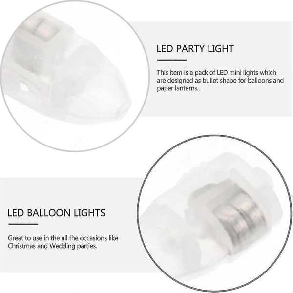 30-pack Mini LED-lampor, superstarka, perfekta för fest eller papperslyktor