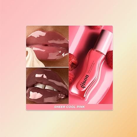 Gisou Honey Hydrating Lip Oil, närande läppbalsam för torra läppar (Raspberry Vortex) Raspberry Vortex