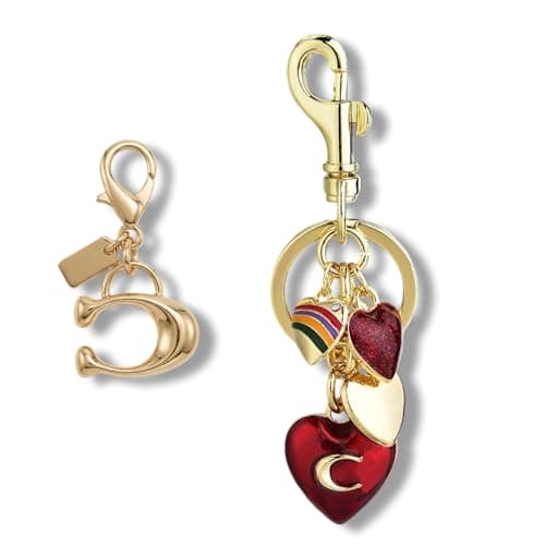 Väskberlock, söta handväskberlocker, väsktillbehörsberlocker, väskkedjor, handväskberlocker Heart C-Red
