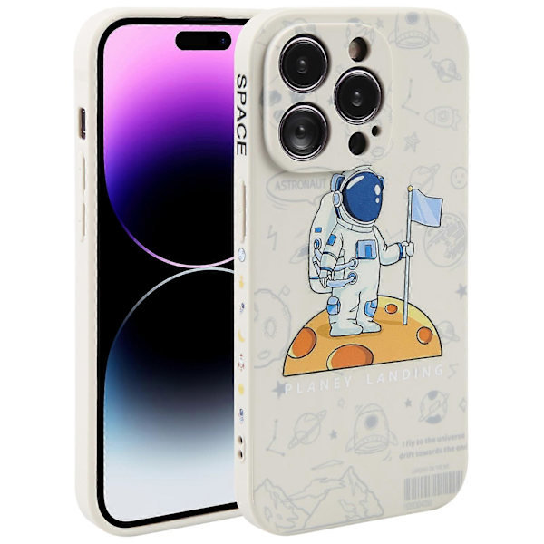 Flight Pattern Telefoncover til iPhone 14 Pro Max (Planet Landing)