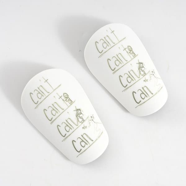 1 par mini-benskydd fotbollsskydd S, vit, S-vit White SWhite