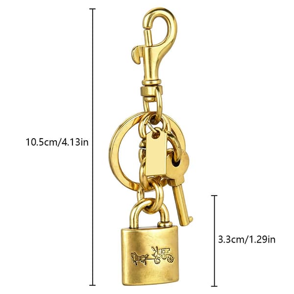 Väskberlock, söta handväskberlocker, väsktillbehörsberlocker, väskkedjor, handväskberlocker Lock-Gold
