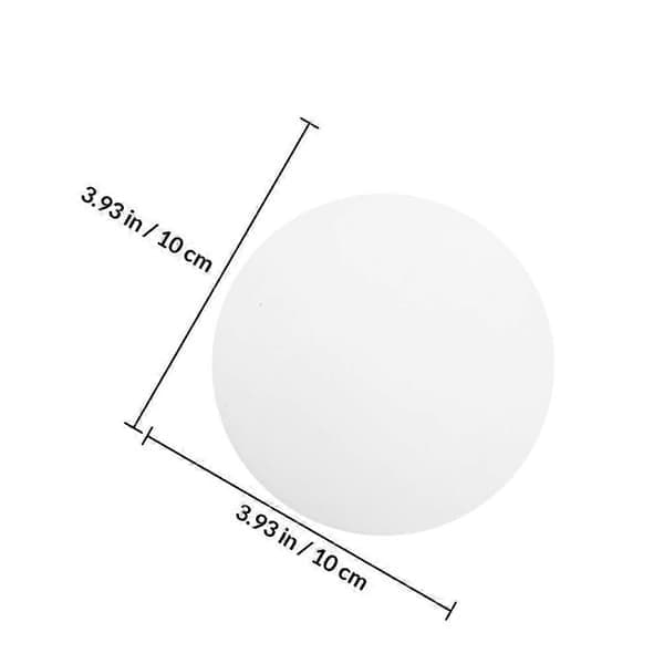6 stk. flade downlight-diffuserark til blødgøring af lys, erstatning til indbygningsspots, blændfri diffuser, gør-det-selv lampeskærme