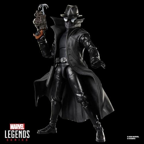 Marvel Legends Series Spider-Man Noir, Retro Cardback Spider-Man Comics Samleobjekt 6-tommers Skala Actionfigur (Amazon Eksklusiv)