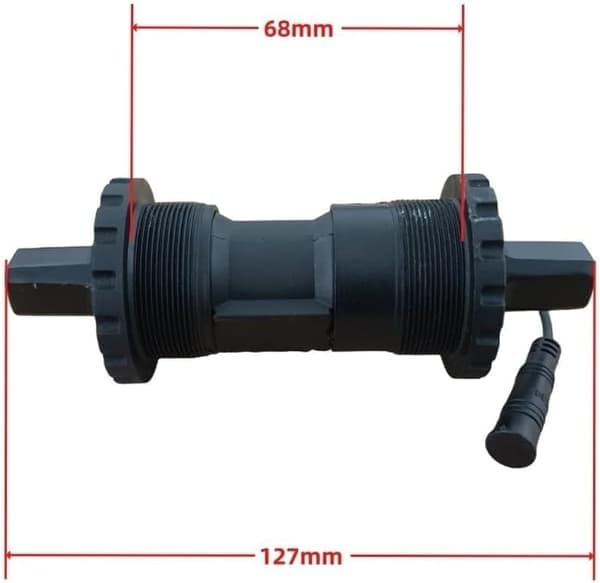 PAS-sensor E-cykelmotorassistans, 6-stifts UART-gränssnitt, vevlager i metall ABS, spänning 4,5V-5,5V, kompatibel