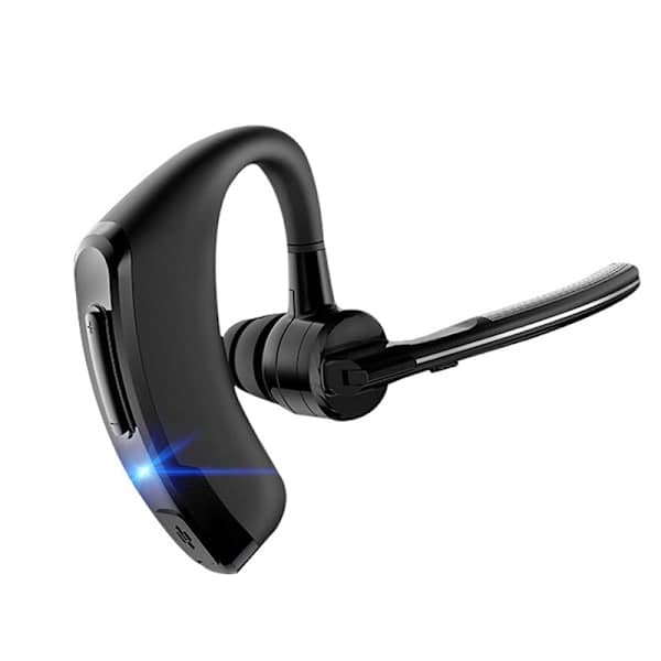 Bluetooth Mono Headset (Enkelt-sidet) - Tilsluttes din PC, Mac, tablet og/eller telefon - Støjreducerende, Sort