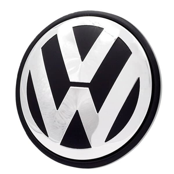4-pack - Volkswagen VW Navkapslar - Bil Silver