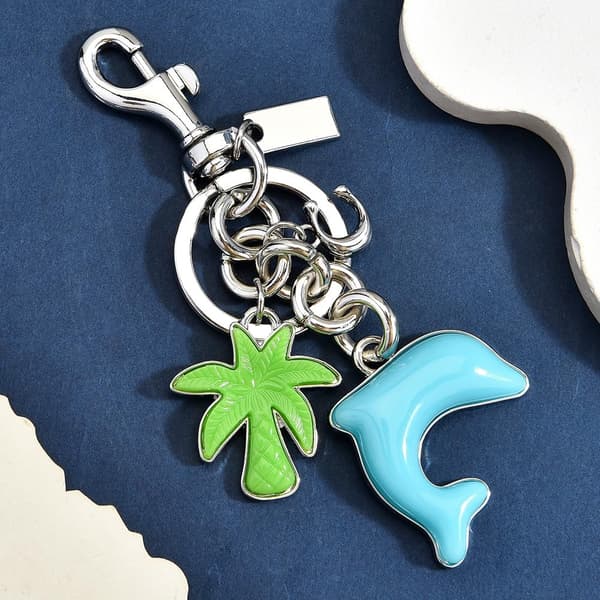 Väskberlocker för handväskor - Söt handväskkedjeberlock - Väskaccessoarer Berlocker för kvinnor Dolphin-silver