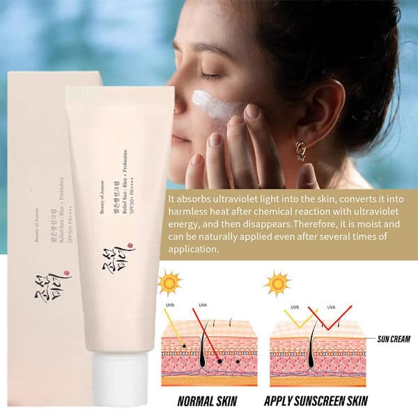 Relief Sun Rice Solkrem+ Probiotika 50 ml SPF50+ PA+++