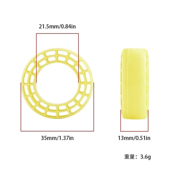 SCX30 0.7 Silikondekkinnlegg 4 STK for Bronco Wrangler K10