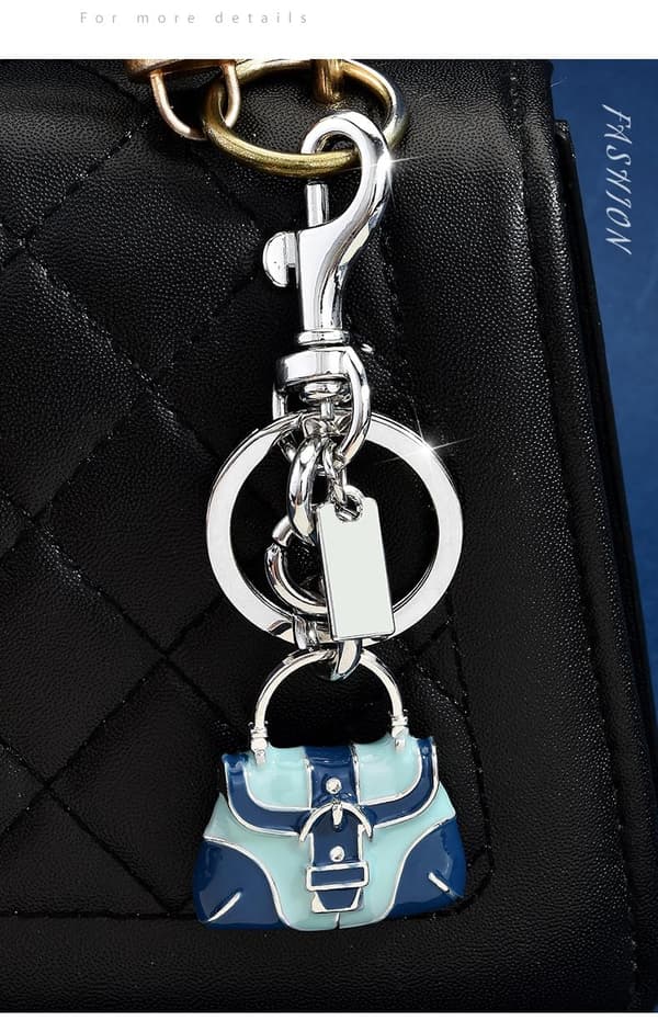 Väskberlocker för handväskor - Söt handväskkedjeberlock - Väskaccessoarer Berlocker för kvinnor Handbag-silver