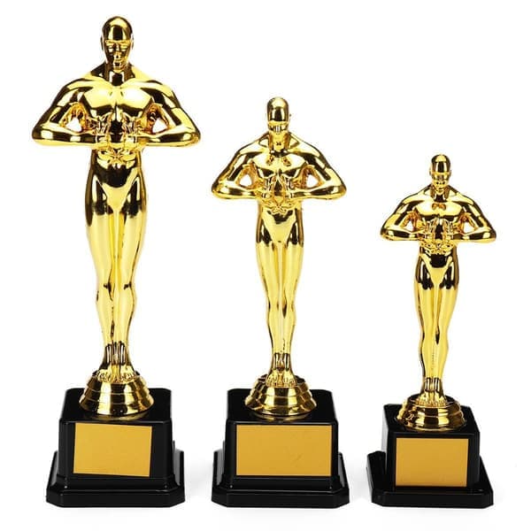 Oscar Trofæ Priser Lille Guld Statue 26CM 26cm 26cm