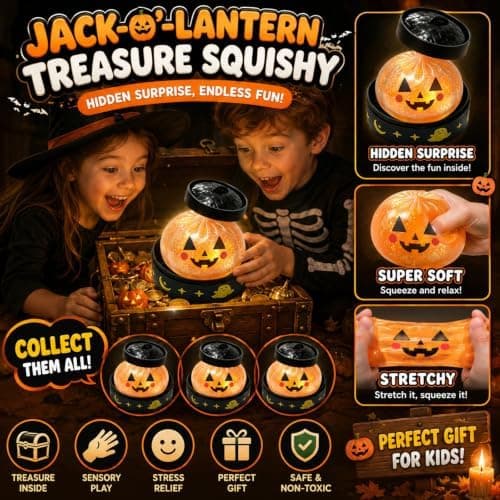 Halloween Spooky Ghost Dumpling Squishies Legetøj, Dumplings Stressbolde til Voksne Fidget Legetøj med Damper, Aflastning Fidget Sensorisk til Helligdage & 111#orange