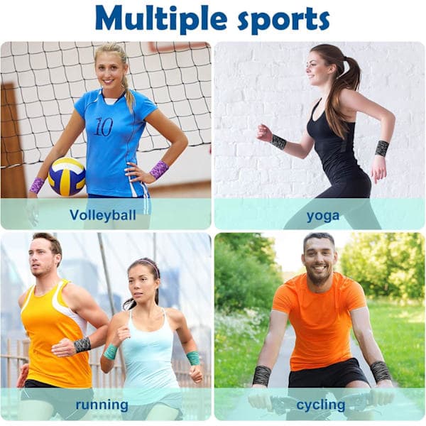 Par coola armbindlar Sportträning Armbindlar Svettband