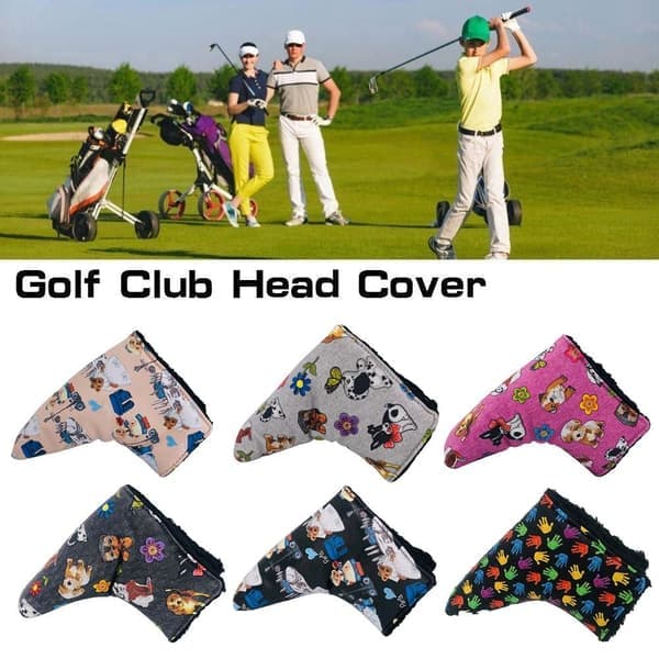 Golf Putter Head Cover Golf Club Head Covers STIL - 2 STIL - 2 Style-2 Style-2