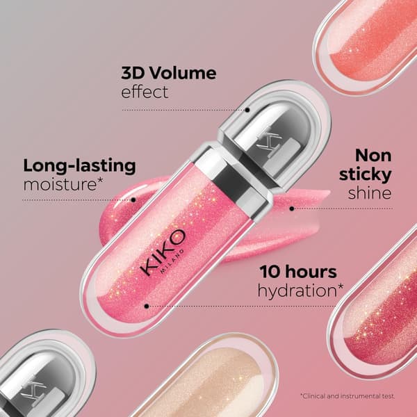 Klko Milano 3D Hydra Lipgloss - Blød Lipgloss for et 3D Look 05 Pearly Pink