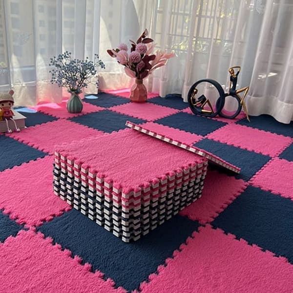 10 stk 30*30cm Baby Lekematte Treningsmatte Barn GRÅ grey