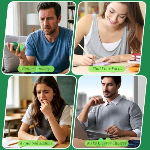 Silikon Fidget Leksaker Presenter för Vuxna Tonåringar 4PCS Magnetiska Bollar Stressleksaker
