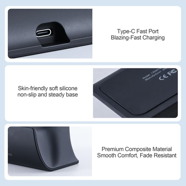 Opladningsdock til Switch 2 Pro Controller Opladeradapterstation Opladningsbasestativ