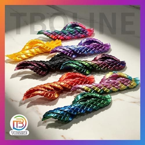 Twisty Fidget Egg, 3D-printet glatt egg-fidget, påskedrageegg, nødvendigheter til påskekurven, stressavlastende skrivebordsfidgetleke for 8 Pcs S