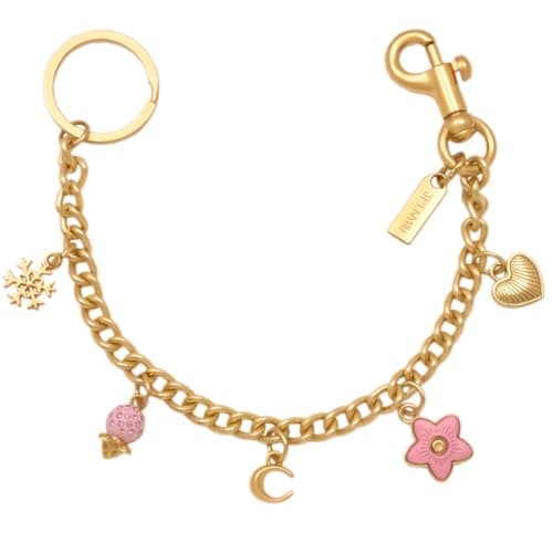 Väskberlock, söta handväskberlocker, väsktillbehörsberlocker, väskkedjor, handväskberlocker Rat C Chain-GOLO