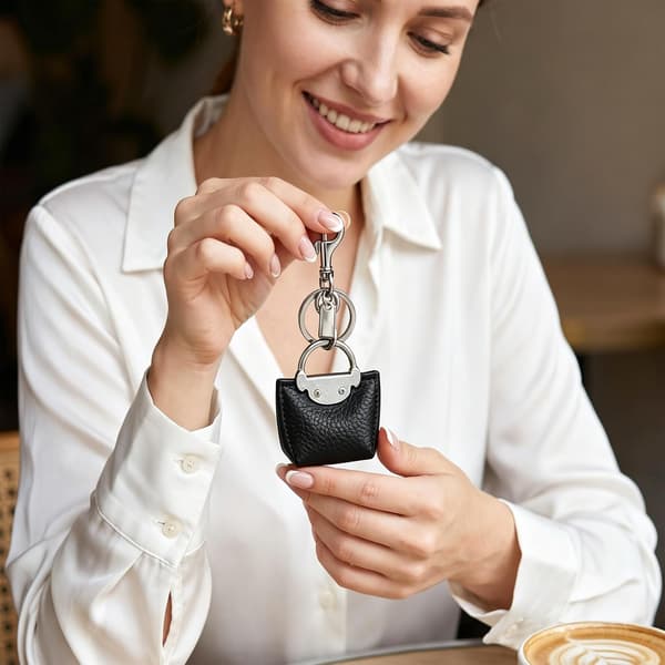 Väskberlock, söta handväskberlocker, väsktillbehörsberlocker, väskkedjor, handväskberlocker Handbag - Black