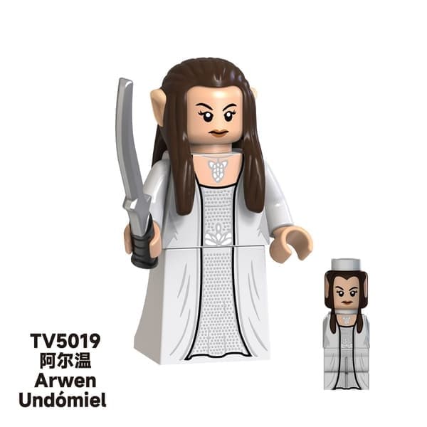 TV6403 Ringenes Herre Legolas Arwen Boromir samleobjekt byggesten minifigurer pose