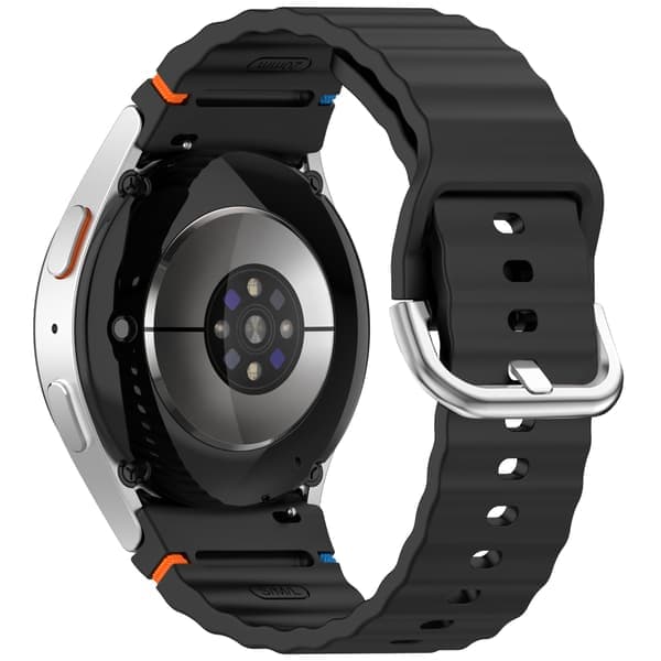 Wave urrem til Samsung Watch 7, sølvspænde, farveægte