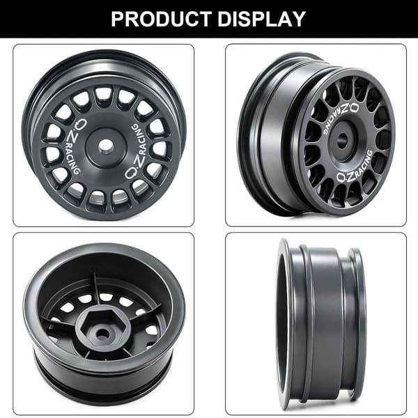 12 mm Hex RC Drift Hjul og Rally Dæk til Mojave Grom Typhon Grom Gray