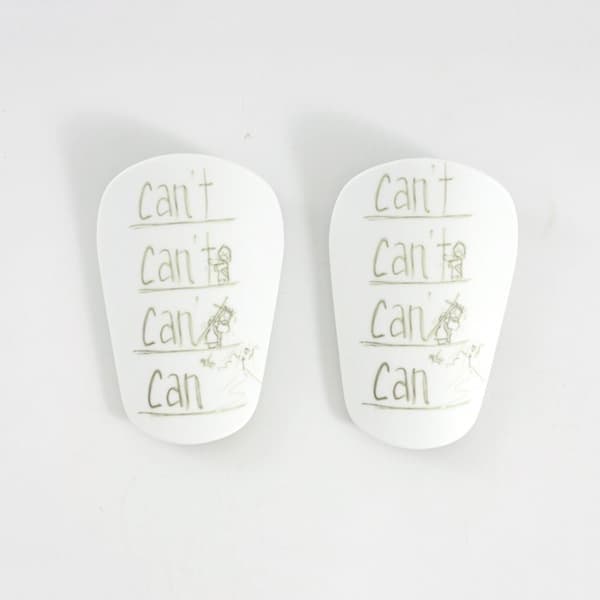 1 par mini-benskydd fotbollsskydd S, vit, S-vit White SWhite