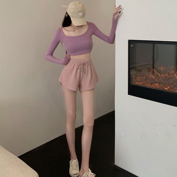 Hotpants uformelle shorts GRÅ L GRÅ L, GRÅ GREY L