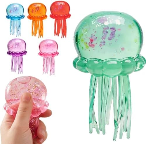 Manet Squishy, Manet Design Kläm Stressboll, Drop Malt Sockerbollar för Ångest Stress, Sensorisk Leksak med en Super Solid Squish för Vuxna Green