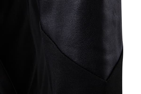 Afslappet bomuldsstrikket sweater med sjalskrave til mænd, størrelse S S