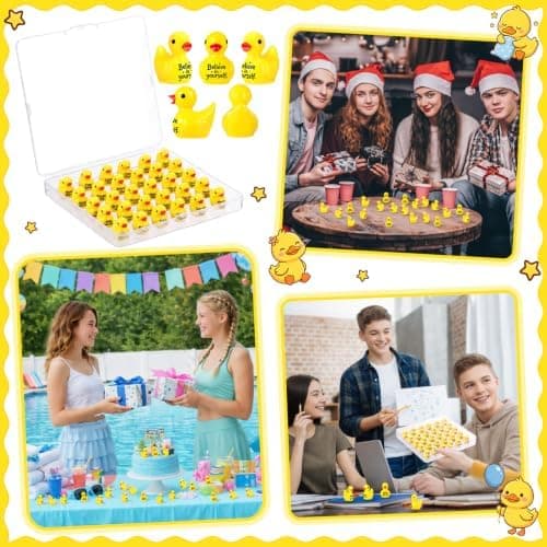 Skylety 60 sæt tilbage til skolen mini harpiksænder inspirerende elevgaver Yellow Inspirational / 60