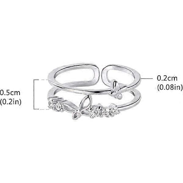 Til min datter Fidget Ring, til min datter sommerfuglring, dattergave fra mor