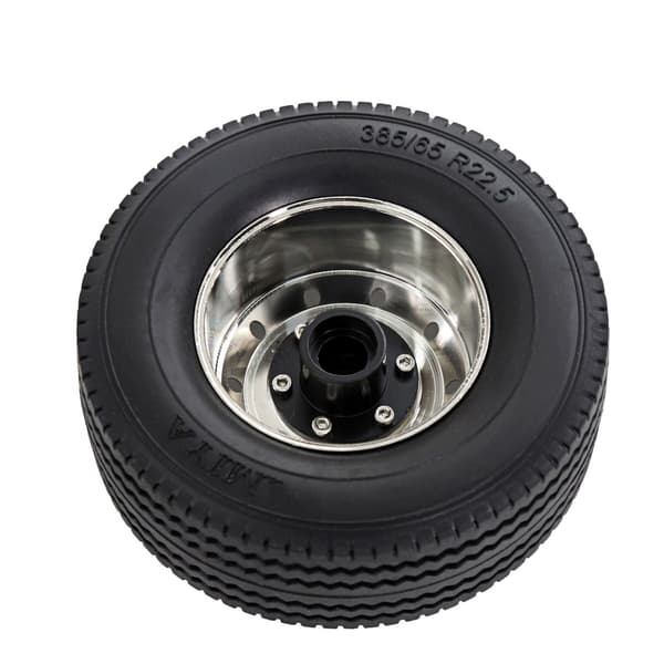 1/14 RC Viktad Metall Framfälg för Tamiya Traktor Lastbil | Motviktsfälg uppgradering, traktor lastbil byggen, C-typ metallnav, Front Wheel 1PCS