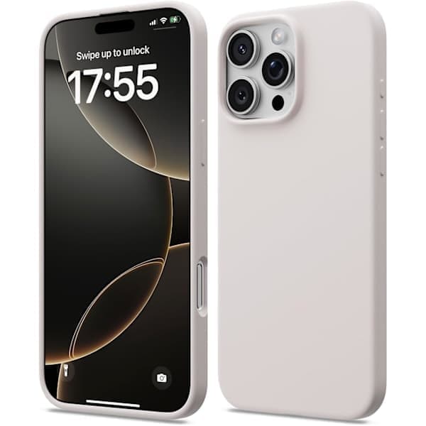 17 Pro Max Flydende Silikone Stødsikkert Cover Kompatibel med 17 Pro Max Blødt Cover Fuld Beskyttelse (Sort) Sort Iphone, Størrelse Iphone Black iPhone 17 Pro Max