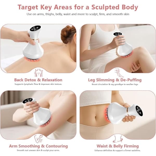 Lymfedrænage Massager - Dybdegående Massage til Krop & Cellulite