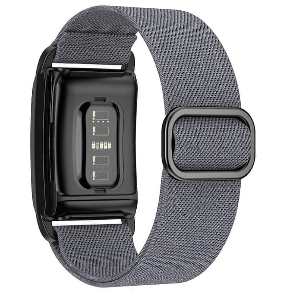 För Whoop 4.0 Fitness Tracker Elastiskt Polyesterband Grå Flerfärgad, Storlek Grå Grey